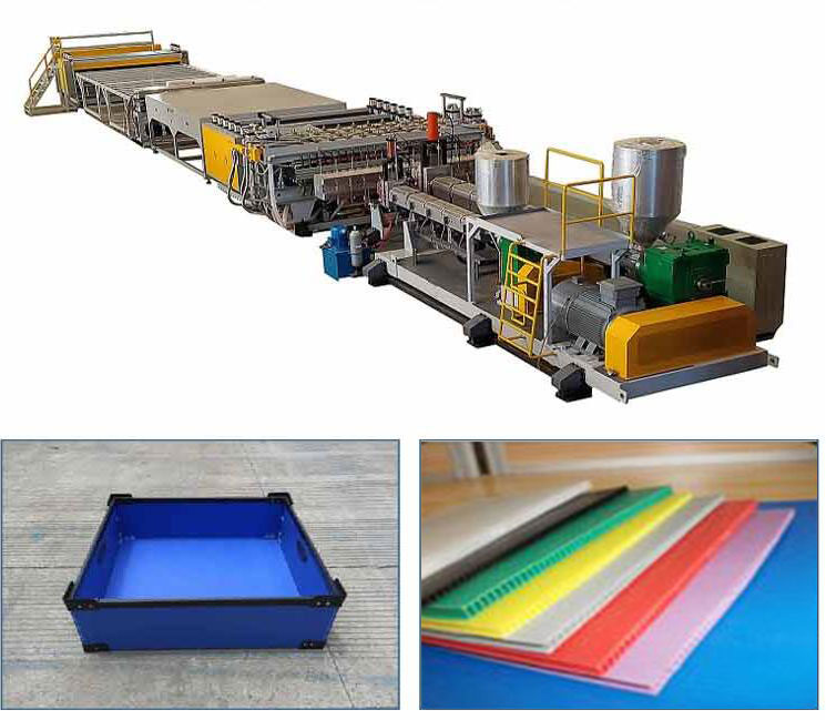 hollow sheet production line picture