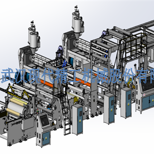 High-speed extrusion coating compound machine