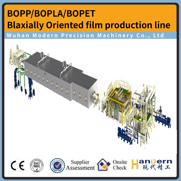 BOPP/BOPLA/BOPET Blaxially Oriented film production line