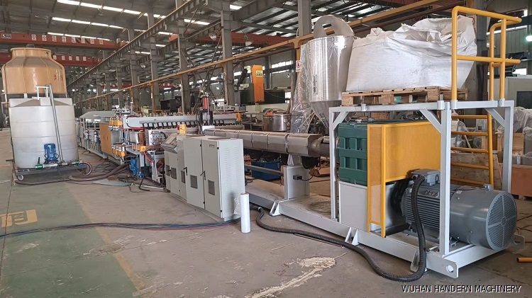 PP hollow board production line 2